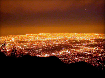 Los Angeles Basin before LED Retrofit